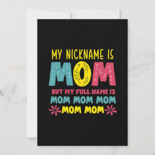 Convites Arte Materna   Meu Apelido é Mamãe Aniversário