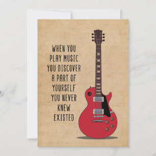 Convites Arte Musical Quando Você Toca Música