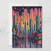 Arte Psicodélica e Gotejante da Cidade