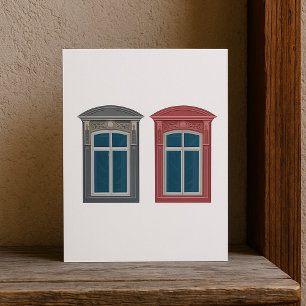 Convites Arte sobre a arquitetura do Ornamentado de janela 