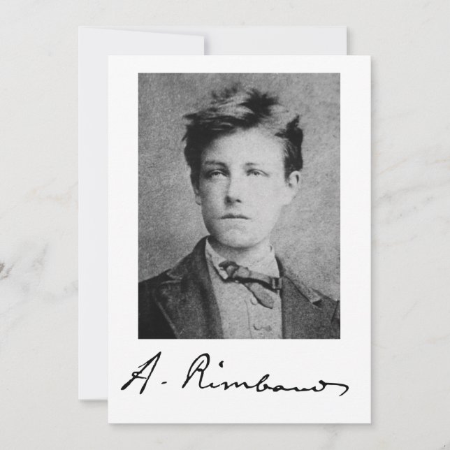 Convites Arthur Rimbaud (Frente)