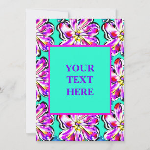 Convites Artista Floral Boho Watercolor Design
