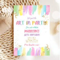 Arty in Party Brushes Artesanato Pintura Garota An