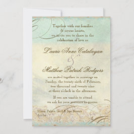 Convites Aruba Sea Turtle Modern Coaster Ocean Beach