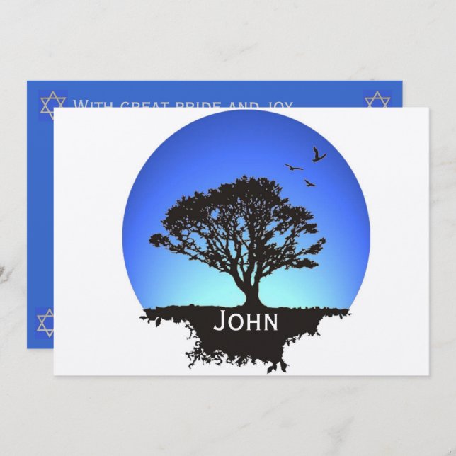 Convites Árvore da Vida (Frente/Verso)