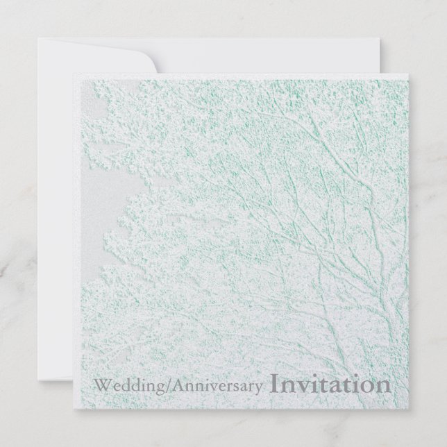 Convites Árvore da Vida/Convites de Aniversário de Casament (Frente)