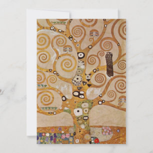 Convites Árvore da Vida de Gustav Klimt, Arte Nouveau Estil