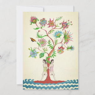 Convites Árvore da vida. Flora e fauna