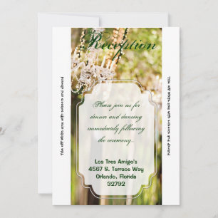 Convites Árvore de carvalho Crystal Chandelier de Recepção 