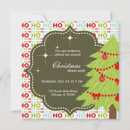 Convites árvore de Natal