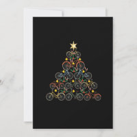 Árvore de Natal de Bicicleta Ciclista Divertido Na