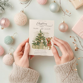 Convites Árvore de Natal de Peter Rabbit