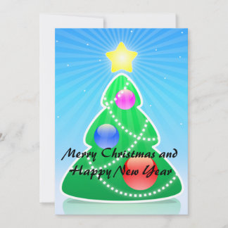 Convites Árvore de Natal Decorada Natal