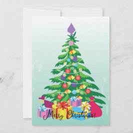 Convites Árvore de Natal e presentes