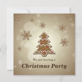 Convites Árvore de Natal Gingerpão