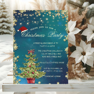 Convites Árvore de Natal Stylis, Estrelas Empresa de Natal