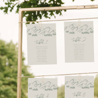 Árvore de pinheiro de placa de assento de montanha