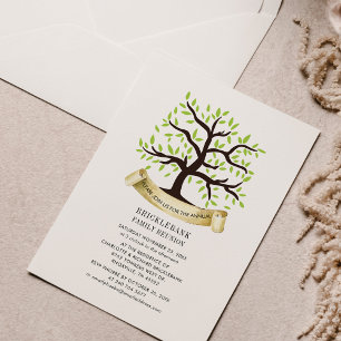 Convites Árvore Genealógica da Reunião Familiar Junta-Se