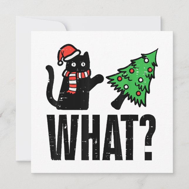 Convites Árvore Natal Dançando Xmas Engraçado (Frente)