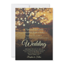 Árvore russa com cordas de luzes casamento elegant