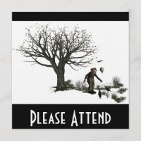 Árvore velha do palhaço do balão & pássaros pretos