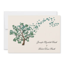 Árvore Verde do Casamento de Marfim