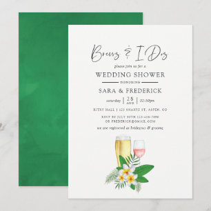 Convites As Aquarelas Tropicais Se Romem Antes Do I Dos