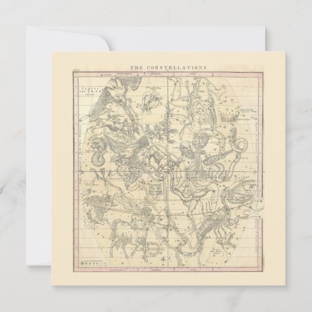 Convites As constelações (julho, agosto, setembro) (Frente)