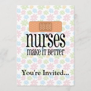 Convites As enfermeiras fazem-no melhor, atadura