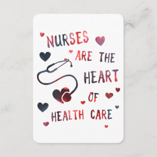 Convites as enfermeiras são o coração dos profissionais de