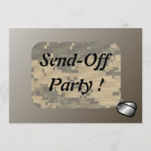 Convites As forças armadas enviam fora do partido