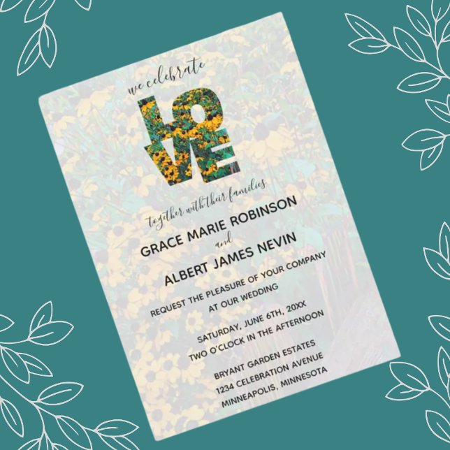 Convites As letras AMIGAS de Susan de olhos castanhos Casam (Criador carregado)