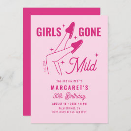 Convites As Meninas Ficaram Com aniversário de 30 anos De M