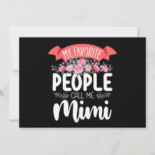 Convites As Minhas Pessoas Favoritas Chamam-Me Dia de as mã