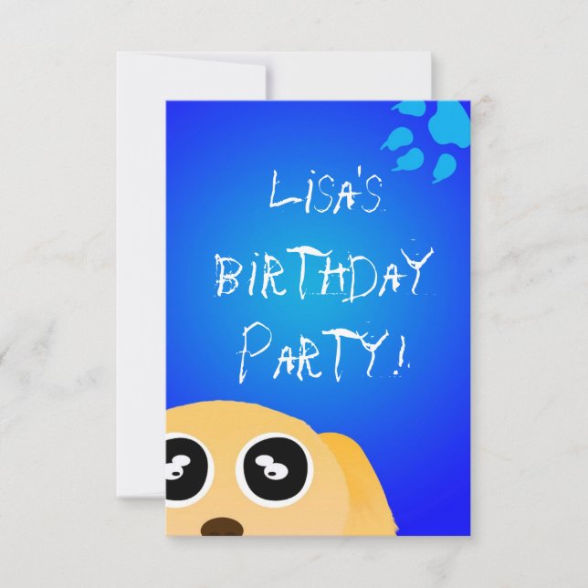 Convites As patas convidam (Frente)