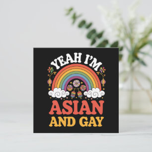 Convites Asiático e Gay Queer Asiático Chinês Coreano Japon