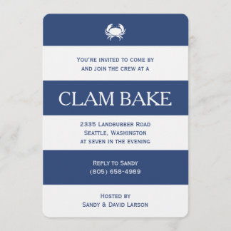 Convites Assar Clam