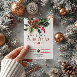 Convites Assar de Natal da Festa Feriada Feriada de Natal B