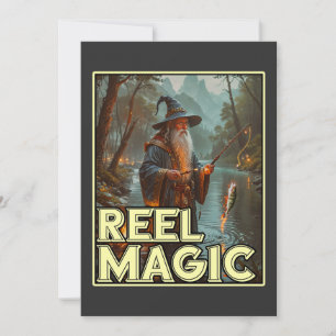 Convites Assistente de pesca Whimsic