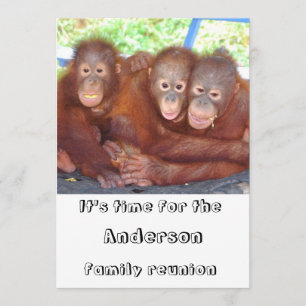 Convites Associação Familiar Engraçado e Bonito