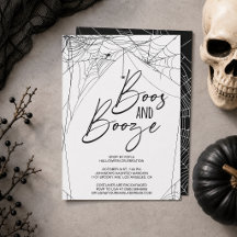 Assombrações e Bebidas Preto e Branco Teia de Aran