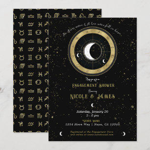 Convites Astrologia Personalizada Zodíaco Signo da Lua Enga