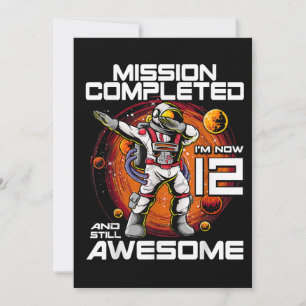 Convites Astronauta 12 de Astronauta B, 12 Anos De Idade