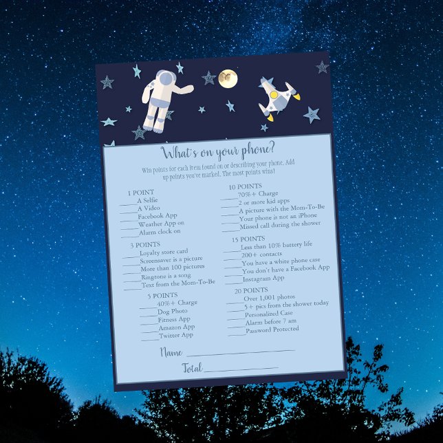 Convites Astronauta do Espaço Exterior O que há no seu Jogo (Criador carregado)