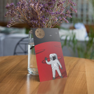 Convites Astronauta no Planeta Vermelho do Explorador Espac