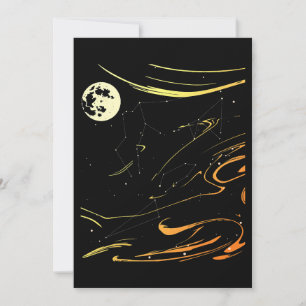 Convites Astronomia de Constelação de Escadas ao Longo 2
