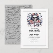 "Até a morte nos separe" Chá de panela gótico