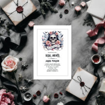 "Até a morte nos separe" Chá de panela gótico