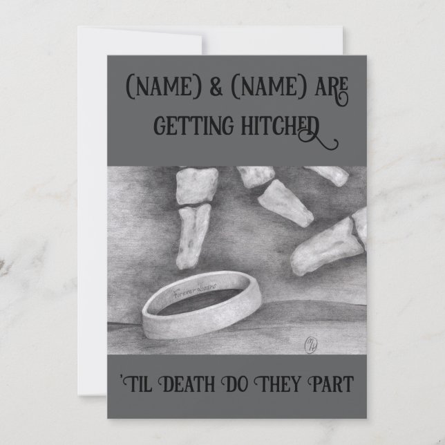 Convites Até que a Morte nos Separe (Frente)