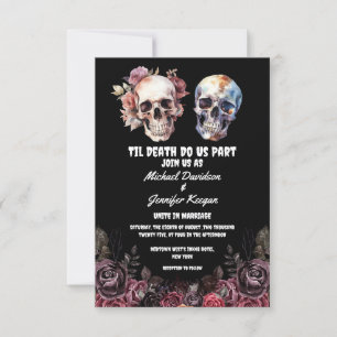 Convites Até que a Morte nos Separe, Casamento Floral com C